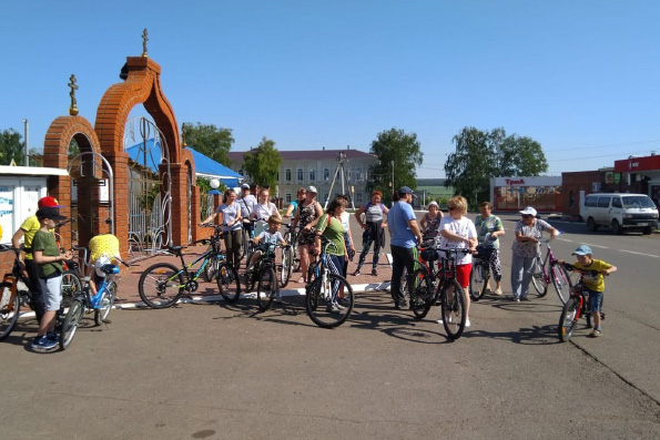 В Мензелинске состоялся велопробег, приуроченный к празднику Вознесения Господня