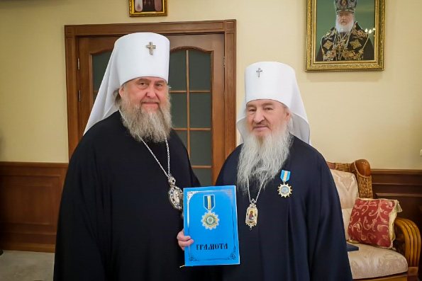 Митрополит Феофан встретился с митрополитом Астанайским и Казахстанским Александром