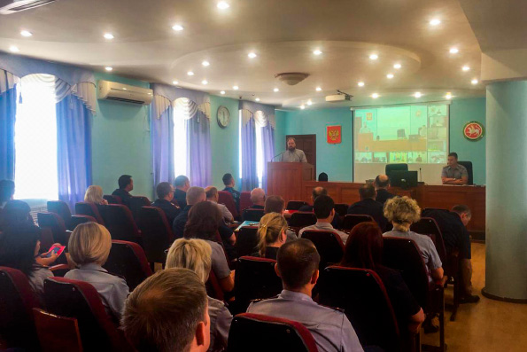 Священнослужитель Казанской епархии прочитал лекцию сотрудникам УФСИН России по РТ