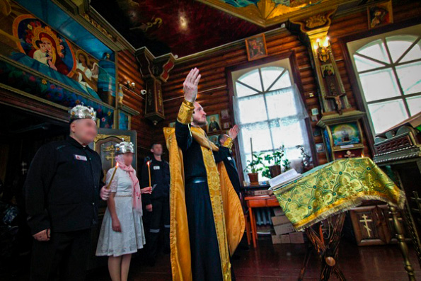 В исправительной колонии Казани состоялось венчание