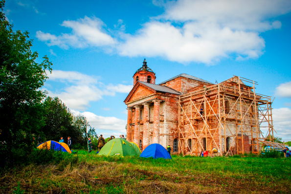 «Казанские православные добровольцы» организовали экспедицию по старинным храмам Верхнеуслонского района
