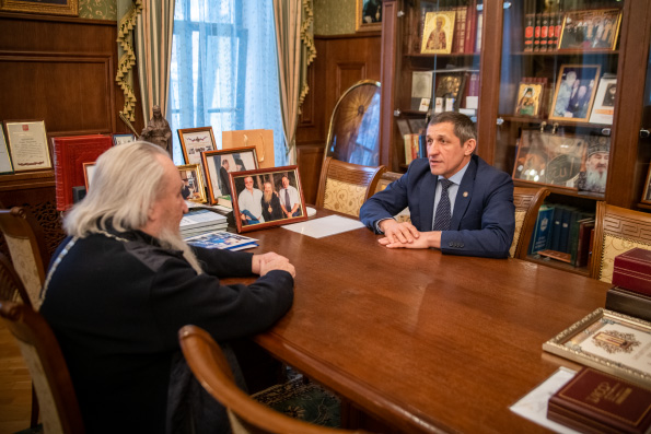 Митрополит Феофан встретился с главой Лаишевского района