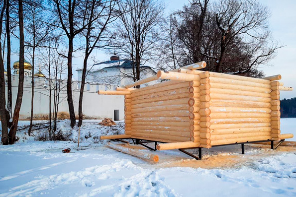 На Раифском озере строится купальня для паломников