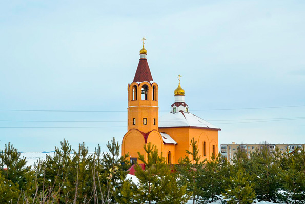 Новопостроенный храм Трех великих святителей в селе Ижевка отметил престольный праздник