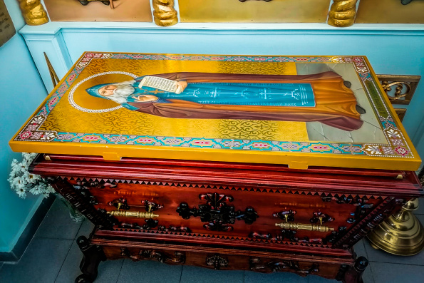 В Седмиезерной пустыни освятили икону преподобного Гавриила Седмиезерного для Раифского монастыря