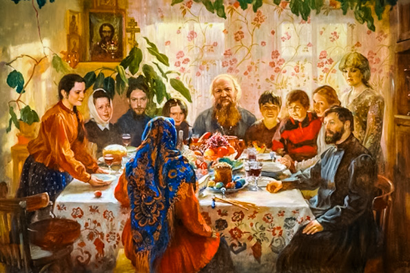 Юные прихожане казанского храма мучениц Веры, Надежды, Любови и матери их Софии записали пасхальный аудиоспектакль