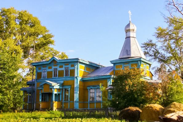 В селе Чарли началась подготовка к восстановлению Никольского храма