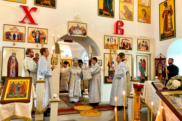 В канун Недели 11-й по Пятидесятнице митрополит Феофан совершил всенощное бдение на Новоиерусалимском подворье в Казани