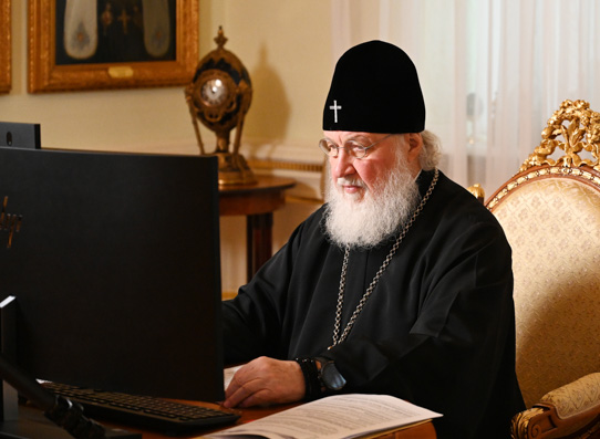 Выступление Святейшего Патриарха Кирилла на встрече с делегатами IX фестиваля «Вера и слово»