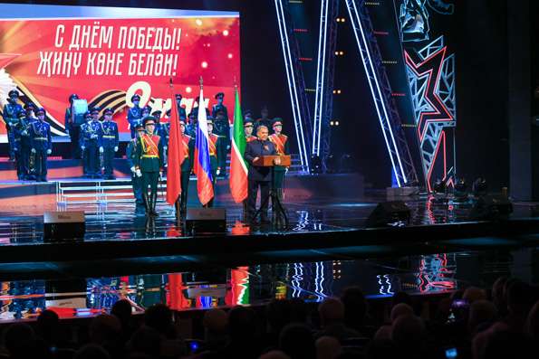 Митрополит Кирилл посетил республиканское мероприятие, посвящённое 76-летию Великой Победы