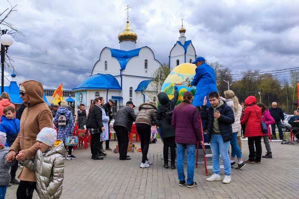 В Зеленодольске прошел арт-фестиваль «Краски Пасхи»
