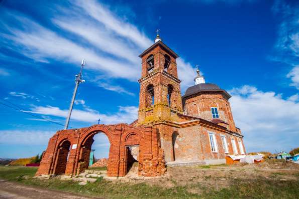 В селе Тюбяк-Чекурча восстанавливается храм святителя Германа Казанского