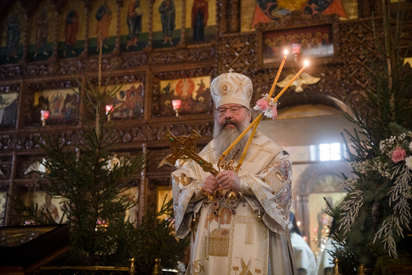 В праздник Обрезания Господня митрополит Кирилл совершил Литургию в Зилантовом монастыре