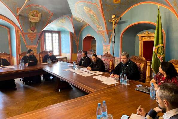 Заведующий магистратурой Казанской духовной семинарии принял участие в заседании ответственных редакторов Соборного проекта в московском Новоспасском монастыре