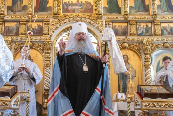 В день памяти пророка Божия Илии митрополит Кирилл возглавил престольный праздник храма села Ильинского