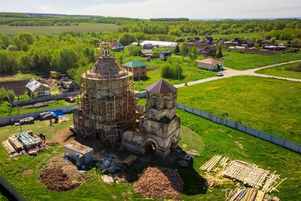 В Смоленском храме села Чирпы состоялась первая за 100 лет Божественная литургия